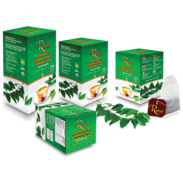 Organic Curry Leaves flavored Ranmal Tea Package